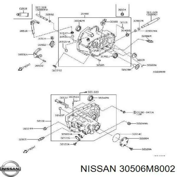Guía del cojinete de desembrague Nissan/Infiniti 30506M8002 precio, desde 3,44 EUR