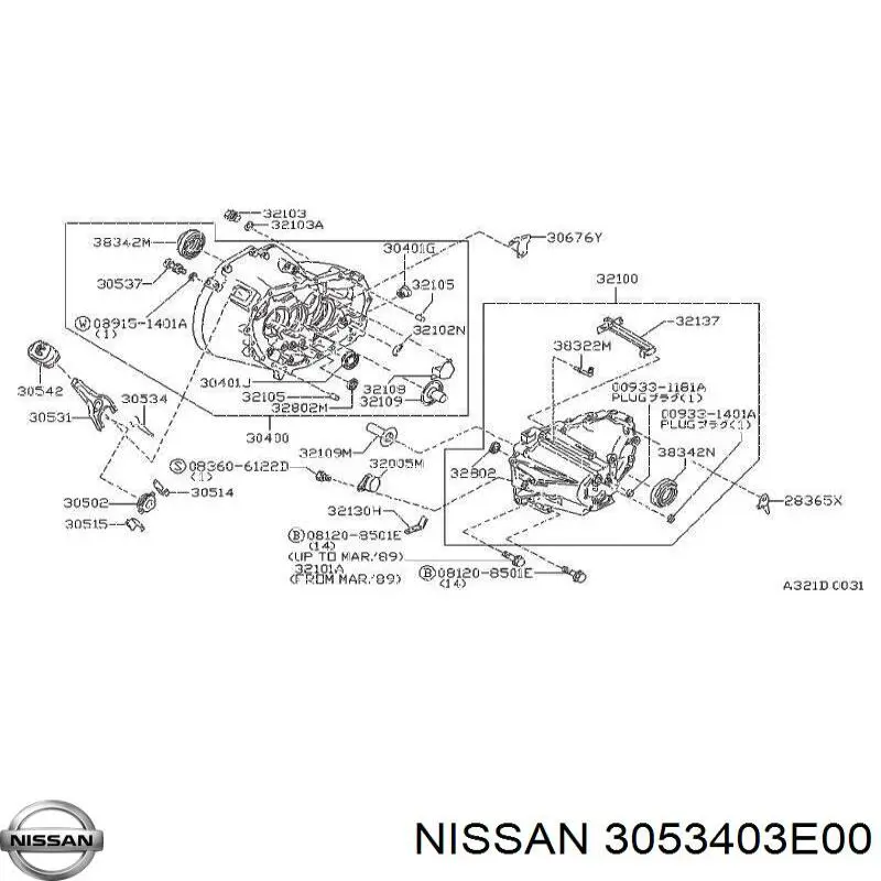 3053403E00 Nissan