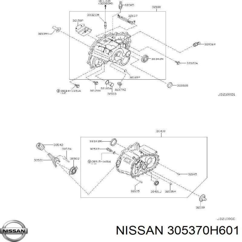  Nissan/Infiniti 305370H601 precio, desde 8,32 EUR