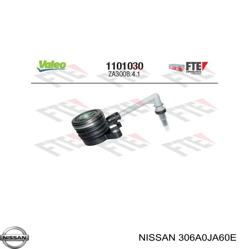 Comprar 306A0JA60E Nissan/Infiniti Desembrague central, embrague