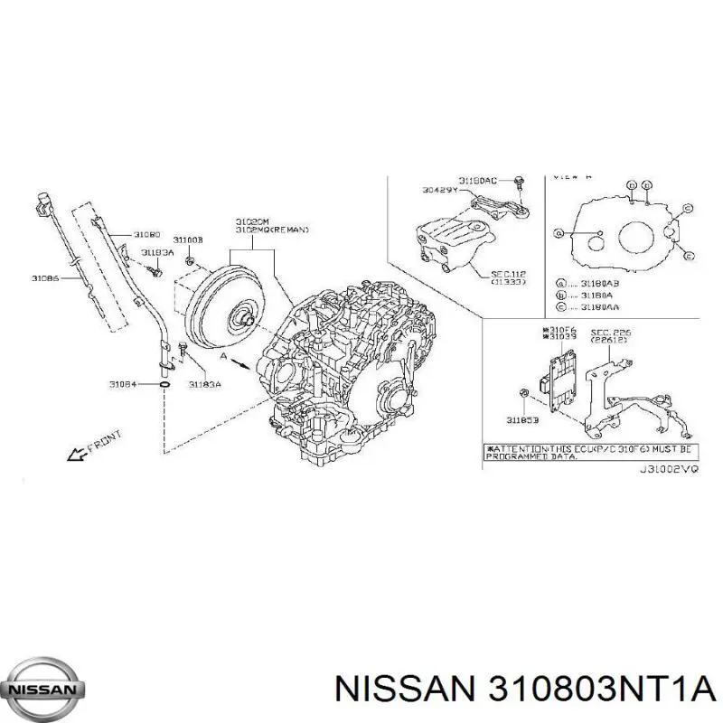 310803NT1A Nissan