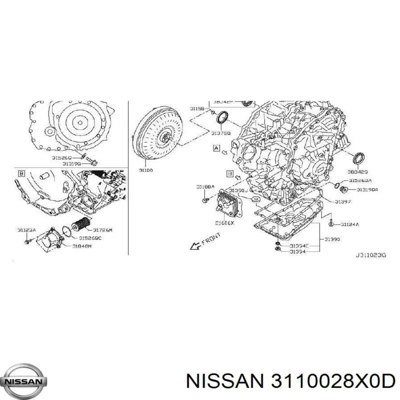 3110028X0D Nissan