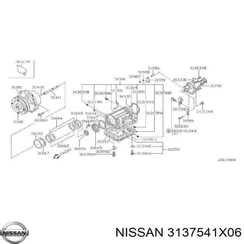 3137541X06 Nissan/Infiniti