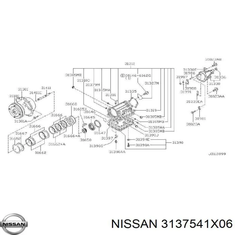  Nissan/Infiniti 3137541X06 precio, desde 15,84 EUR