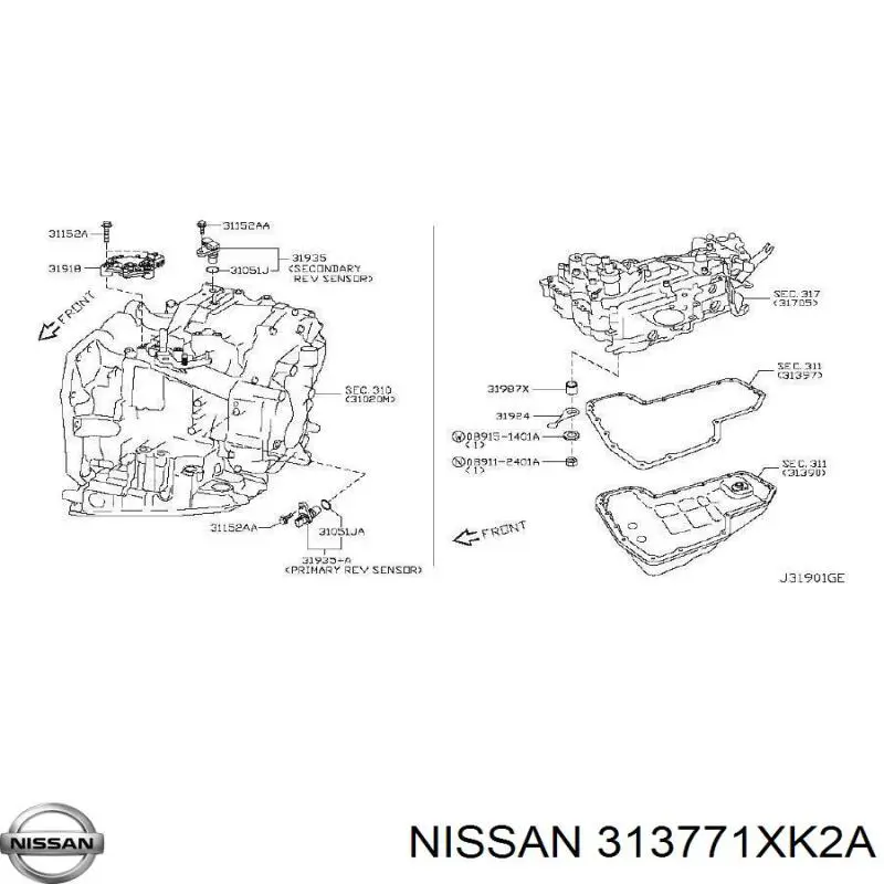  Nissan/Infiniti 313771XK2A precio, desde 13,82 EUR