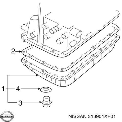 Comprar 313901XF00 Nissan/Infiniti Cárter de transmisión automática