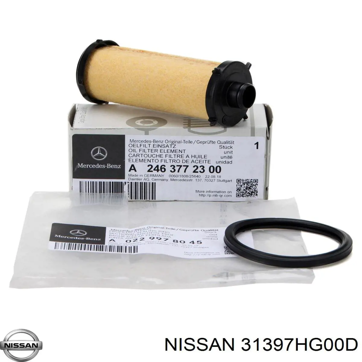 31397HG00D Nissan filtro hidráulico, transmisión automática
