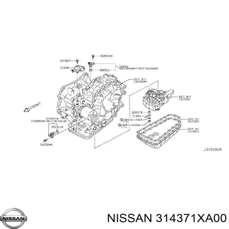Comprar 314371XA00 Nissan/Infiniti 