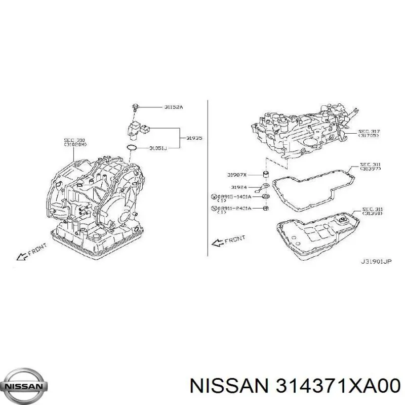 314371XA00 Nissan/Infiniti 