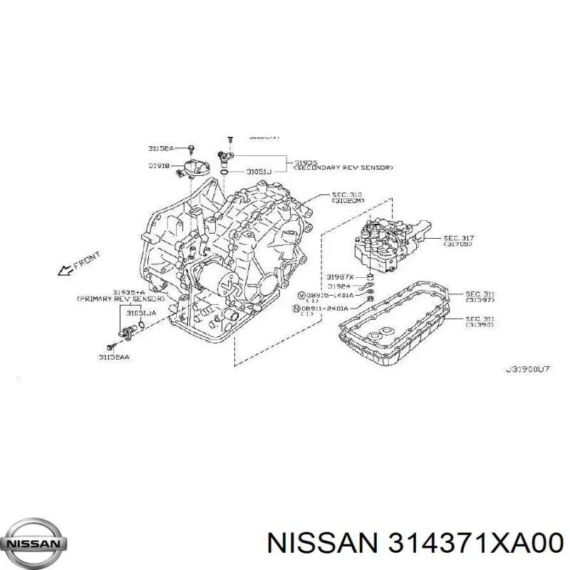  Nissan/Infiniti 314371XA00 precio, desde 10,59 EUR