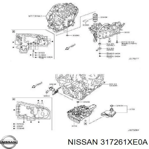 Comprar 317261XE0A Nissan/Infiniti Filtro de transmisión automática