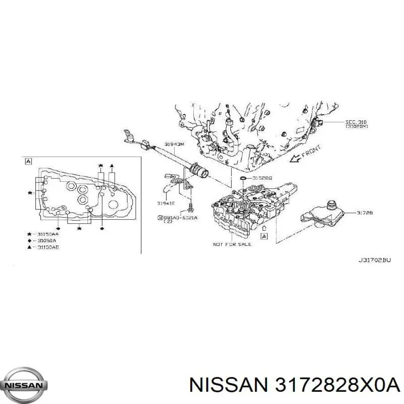 TAN1403 Topsauto filtro hidráulico, transmisión automática