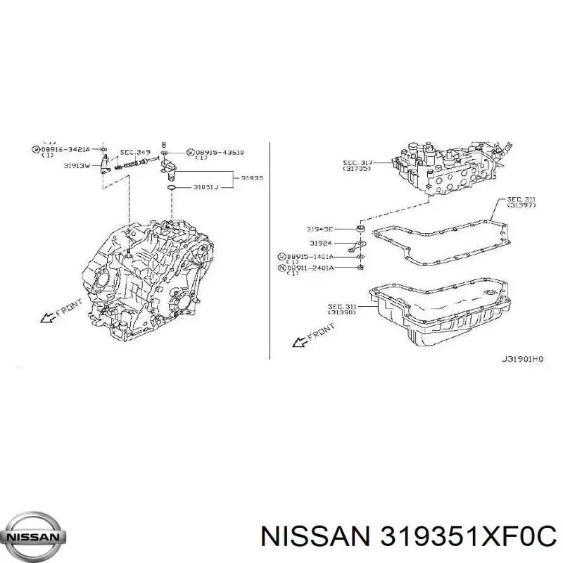 Sensor de velocidad Nissan Qashqai 2 J11