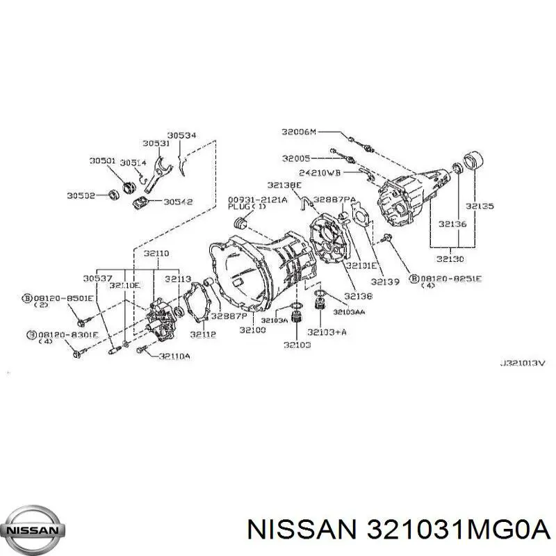 321031MG0A Nissan