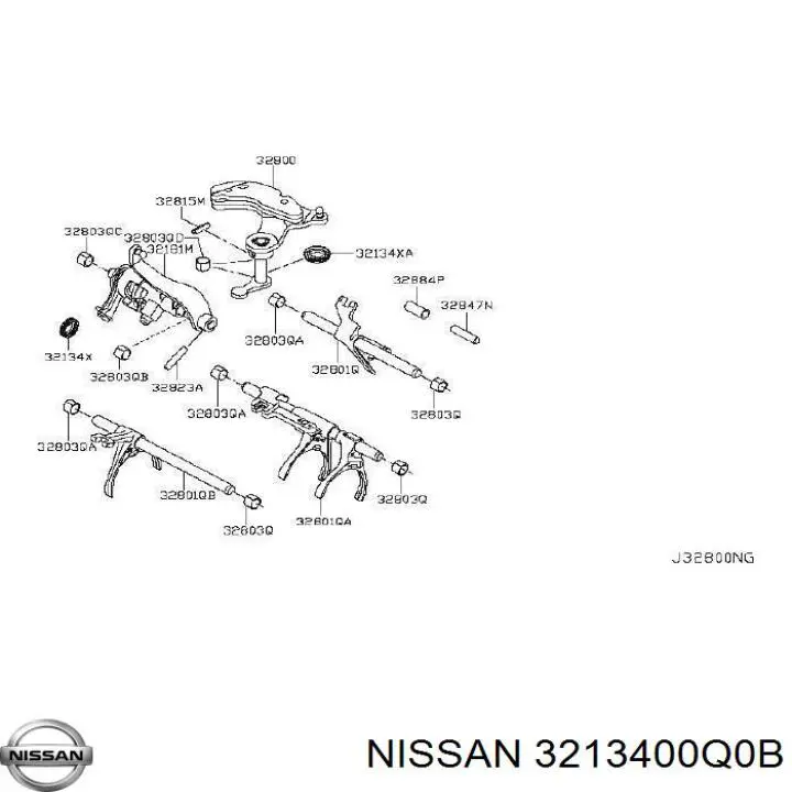 Retén del vástago del cambio de la caja de cambios Nissan/Infiniti 3213400Q0B precio, desde 11,10 EUR