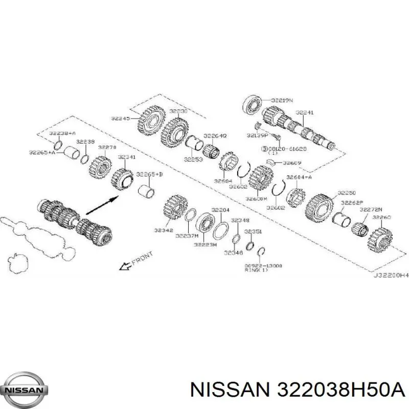 Comprar 322038H50A Nissan/Infiniti 