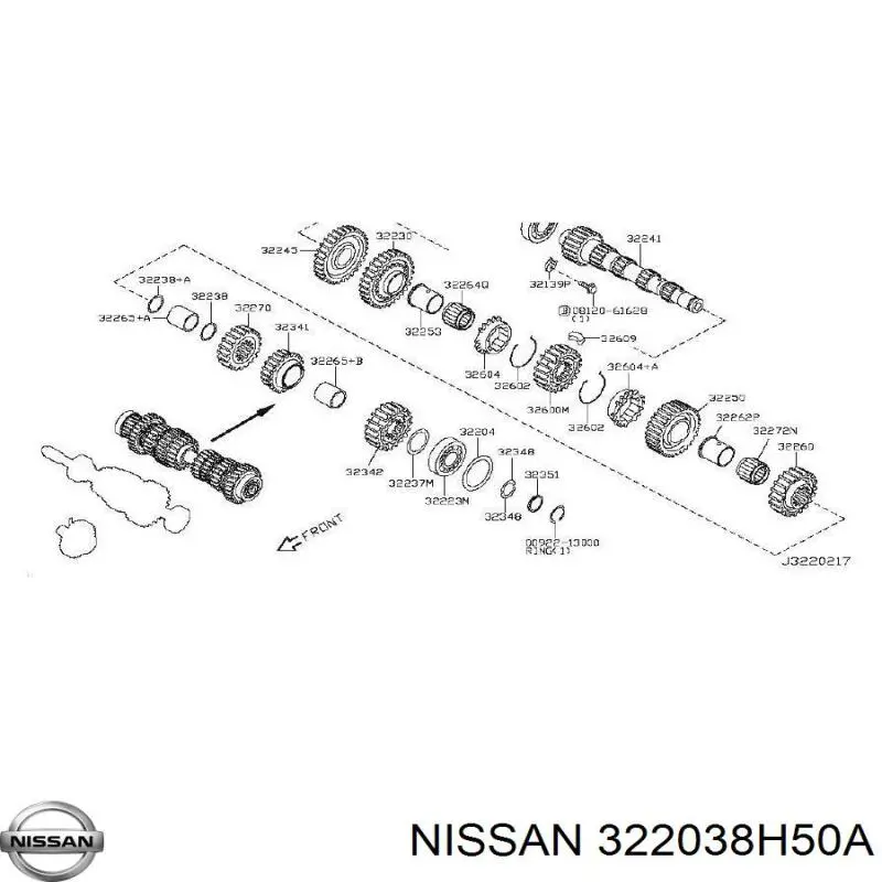 322038H50A Nissan