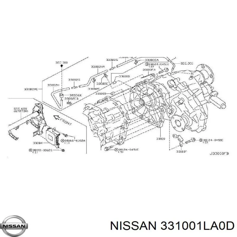 331001LA0E Nissan