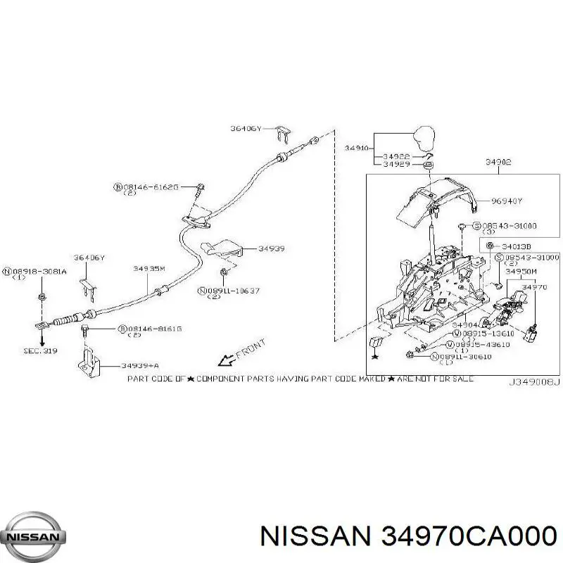 34970CA000 Nissan/Infiniti 