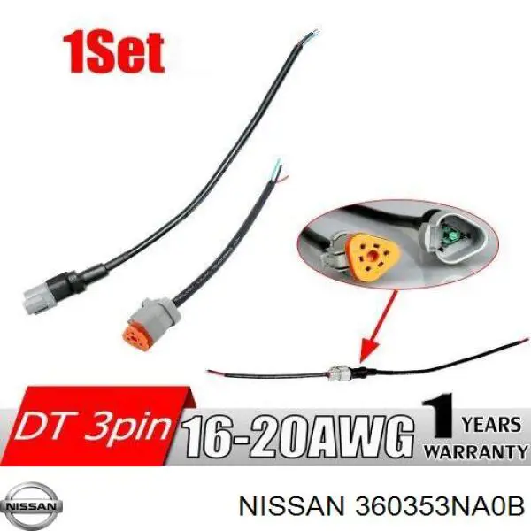Comprar 360353NA0B Nissan/Infiniti Accionamiento eléctrico del freno de mano