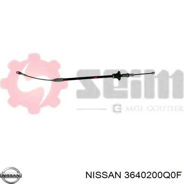 3640200Q0F Nissan/Infiniti Cable de freno de mano delantero 