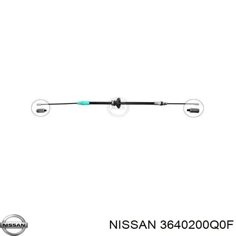 Cable del freno de estacionamiento delantero Nissan/Infiniti 3640200Q0F precio, desde 9,53 EUR