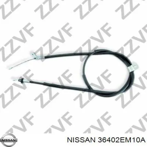 Cable de freno de mano delantero Nissan Tiida (C11X)