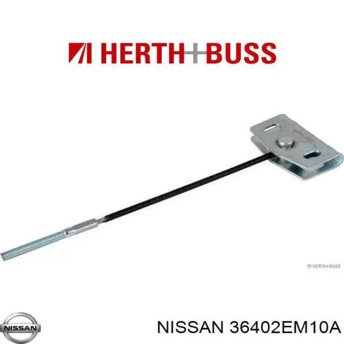 Cable del freno de estacionamiento delantero Nissan/Infiniti 36402EM10A precio, desde 33,68 EUR