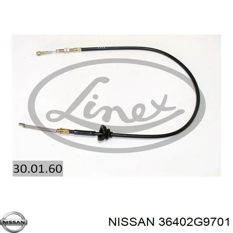 Cable de freno de mano trasero derecho para Nissan Patrol  K260