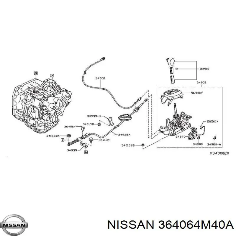 364064M40A Nissan