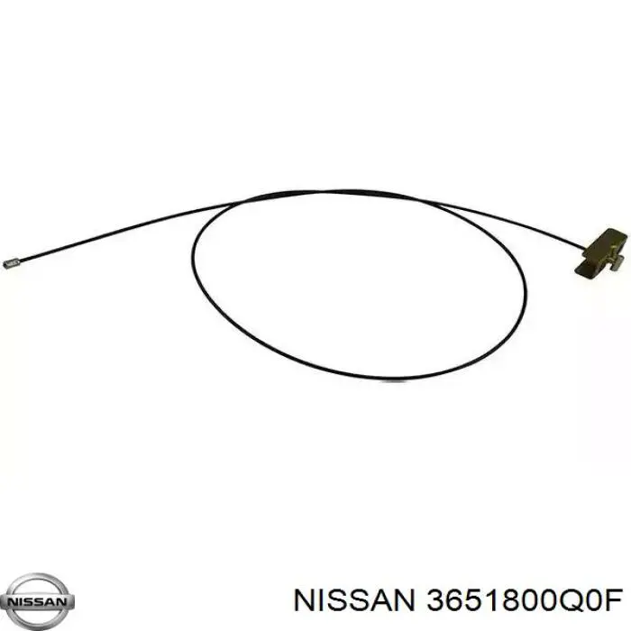 Cable intermedio de freno de mano 3651800Q0F Nissan/Infiniti