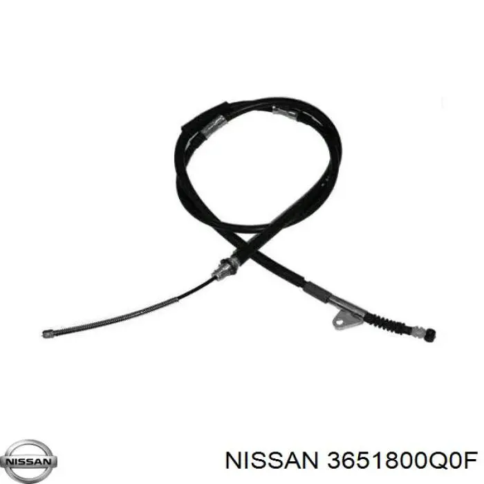 3651800Q0F Nissan cable de freno de mano intermedio