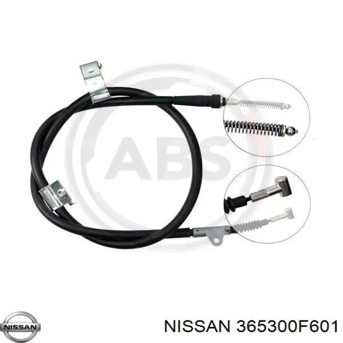 365300F601 Nissan cable de freno de mano trasero derecho