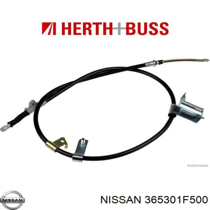 365301F500 Nissan cable de freno de mano trasero derecho