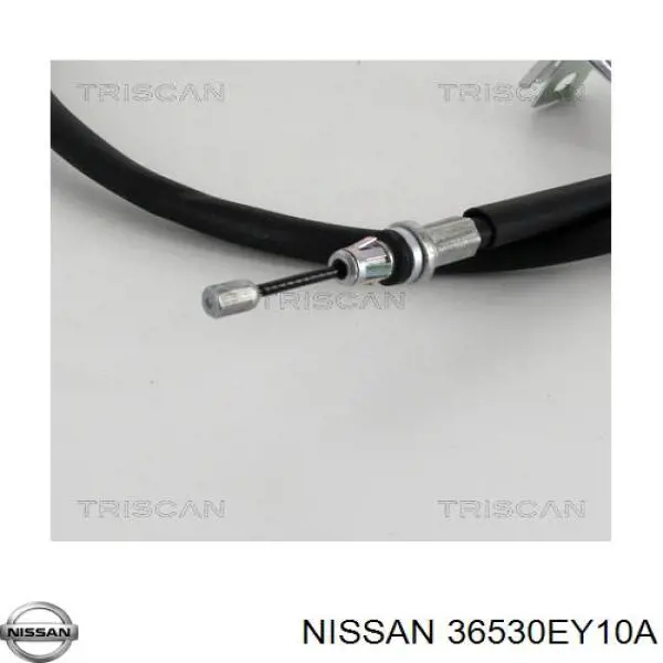 36530EY10A Nissan cable de freno de mano trasero derecho