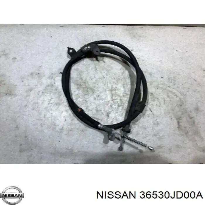 36530JD00A Nissan cable de freno de mano trasero derecho