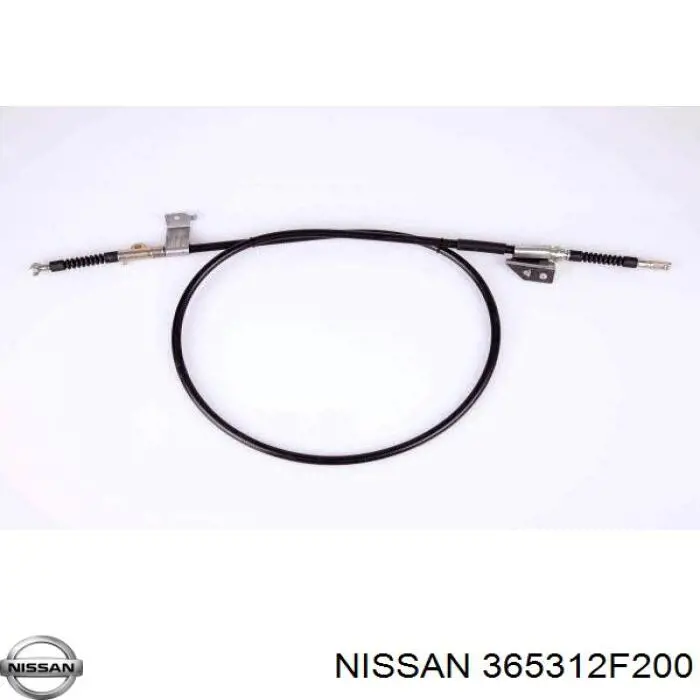 365312F200 Nissan cable de freno de mano trasero izquierdo