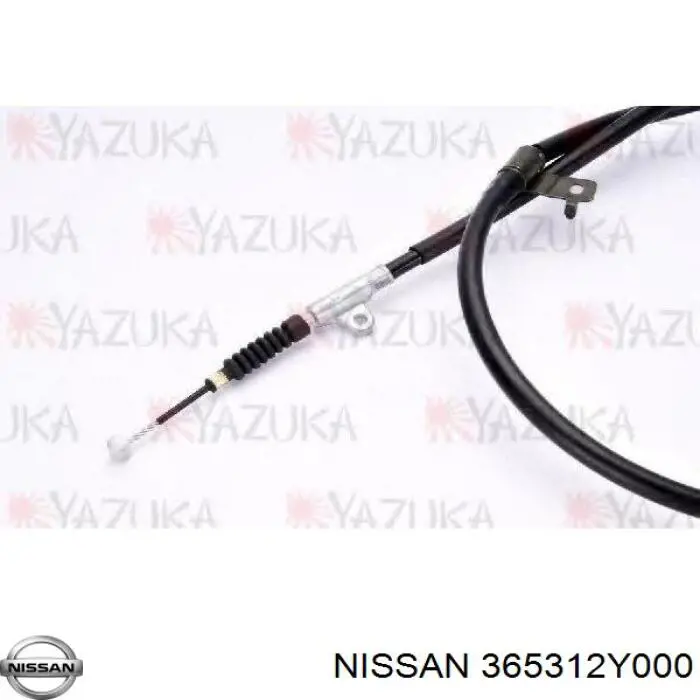 365312Y000 Nissan cable de freno de mano trasero izquierdo