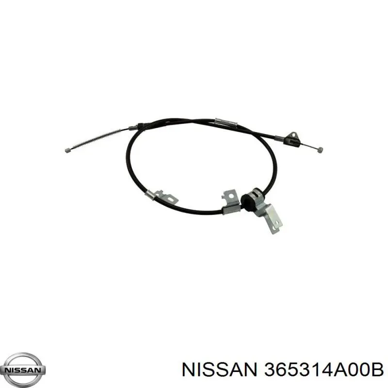 365314A00B Nissan cable de freno de mano trasero izquierdo