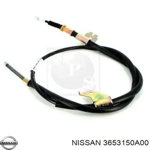 3653150A00 Nissan cable de freno de mano trasero izquierdo