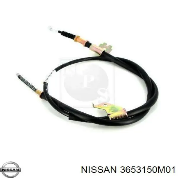 3653150M01 Nissan cable de freno de mano trasero izquierdo