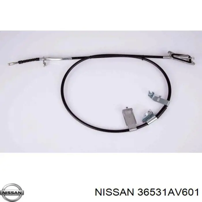 36531AV601 Nissan cable de freno de mano trasero izquierdo