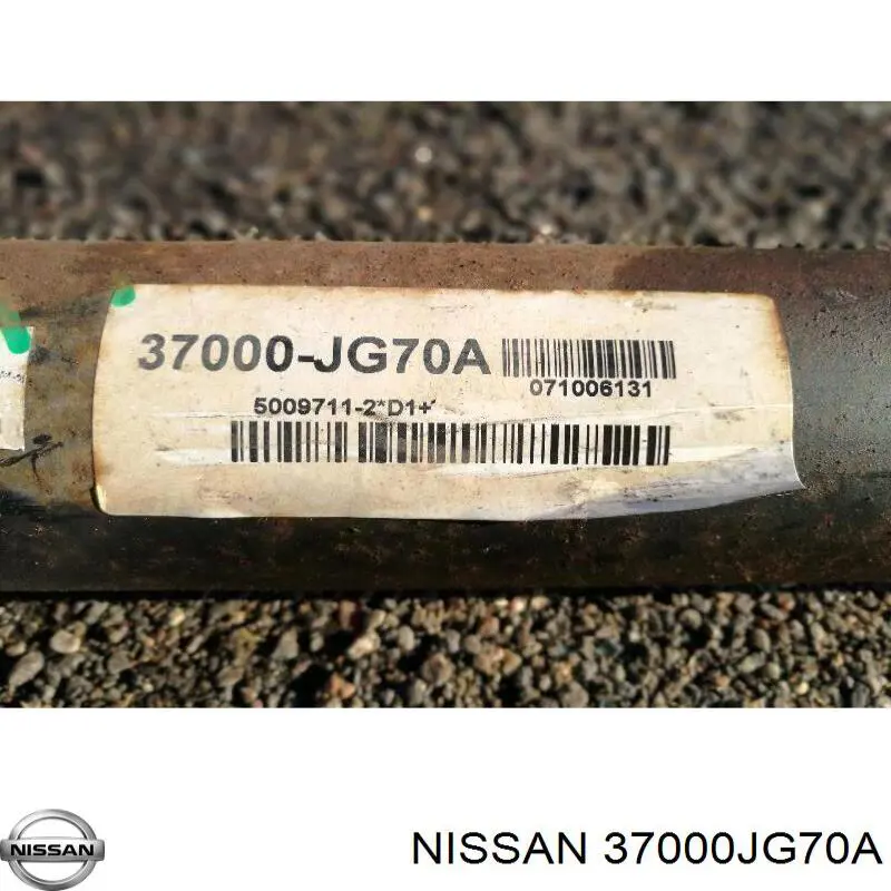 37000JG70A Nissan árbol cardán trasero completo