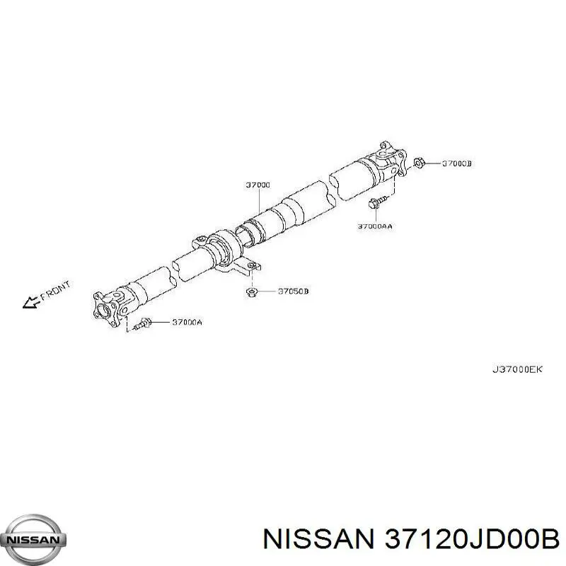 37120JD00B Nissan