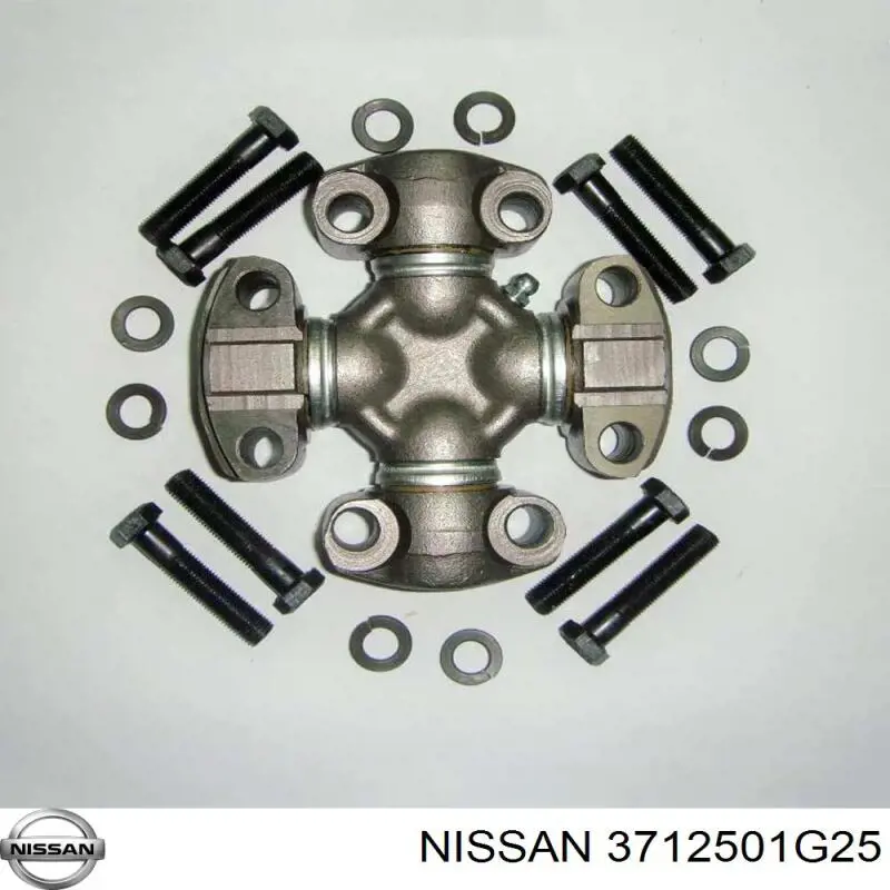 3712501G25 Nissan cruceta de árbol de cardán delantero