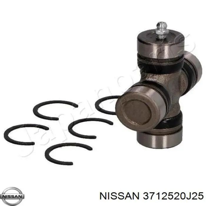 3712520J25 Nissan cruceta de árbol de cardán delantero