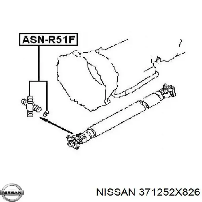 Cruceta del eje de transmisión delantero Nissan/Infiniti 371252X826 precio, desde 19,87 EUR
