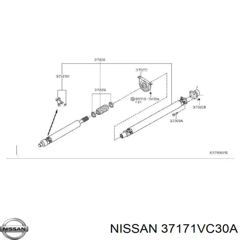 37171VC30A Nissan