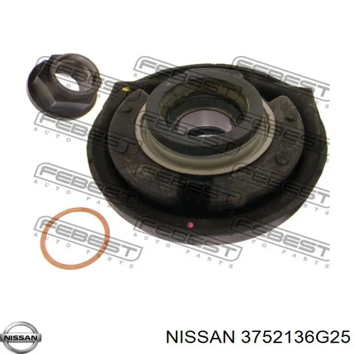 Rodamiento central del eje de transmisión Nissan/Infiniti 3752136G25 precio, desde 31,14 EUR
