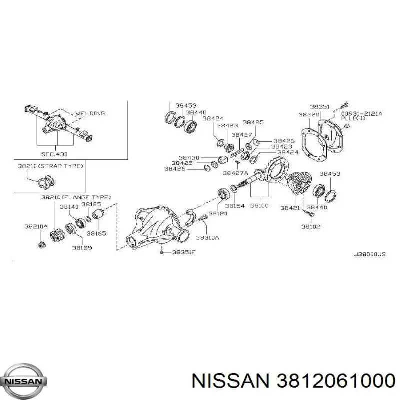 3812061000 Nissan